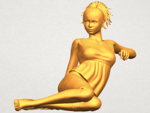 naked girl f06 3D Print Model