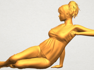 naked girl f06 3D-printmodel