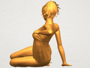 naked girl f06 3D-printmodel