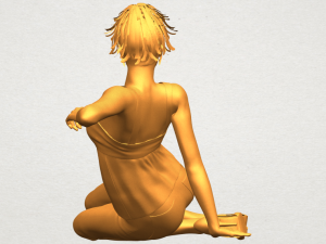naked girl f06 3D-printmodel