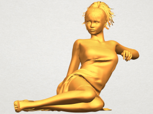 naked girl f07 3D Print Model