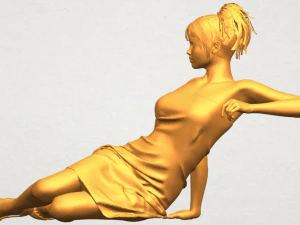 नग्न लड़की f07 3D प्रिंट मॉडल