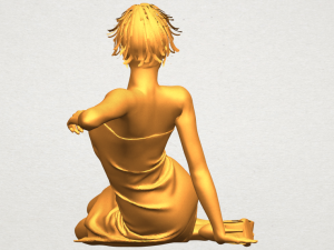 naked girl f07 Model Cetak 3D
