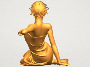 नग्न लड़की f07 3D प्रिंट मॉडल