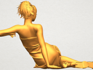 naked girl f07 Model Cetak 3D