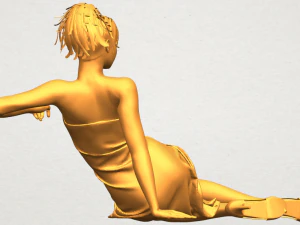 नग्न लड़की f07 3D प्रिंट मॉडल