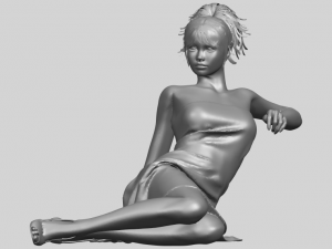 naked girl f07 Model Cetak 3D