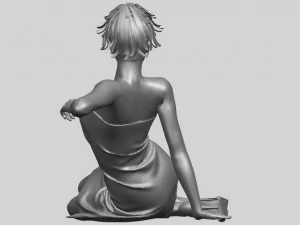 नग्न लड़की f07 3D प्रिंट मॉडल