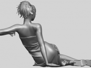 naked girl f07 Model Cetak 3D