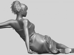 नग्न लड़की f07 3D प्रिंट मॉडल