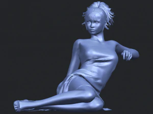 नग्न लड़की f07 3D प्रिंट मॉडल