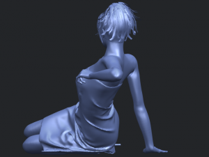 naked girl f07 Model Cetak 3D