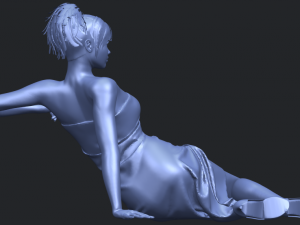 naked girl f07 Model Cetak 3D