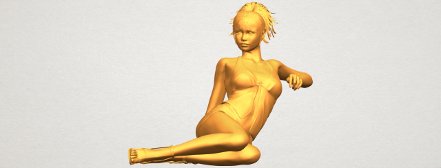 naked girl f08 Modello di stampa 3D .c4d .max .obj .3ds .fbx .stl .blend 