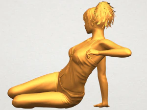 naked girl f08 3D Print Model
