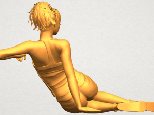 naked girl f08 Modello di stampa 3D