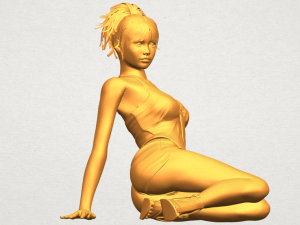 naked girl f08 Modello di stampa 3D