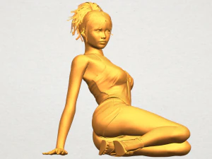 naked girl f08 3D Print Model