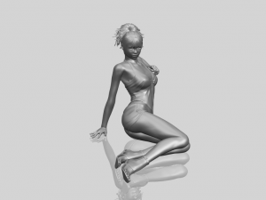naked girl f08 Modello di stampa 3D