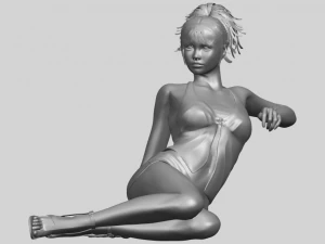 naked girl f08 3D Print Model