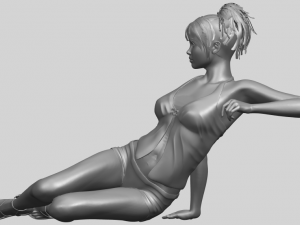naked girl f08 Modello di stampa 3D