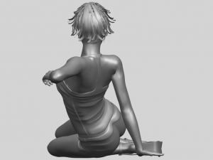 naked girl f08 Modello di stampa 3D