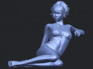 naked girl f08 3D Print Model