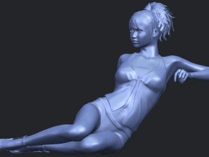 naked girl f08 Modello di stampa 3D