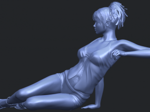 naked girl f08 Modello di stampa 3D