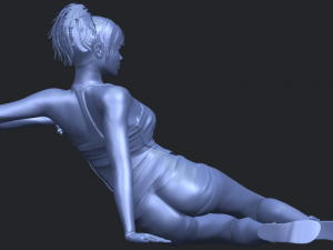 naked girl f08 Modello di stampa 3D