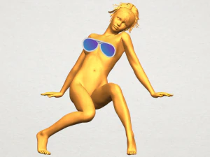 naga dziewczyna g01 Model do druku 3D