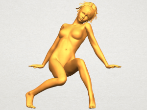 naked girl g01 Modello di stampa 3D