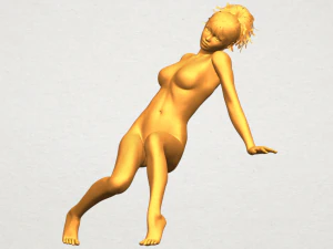naked girl g01 3D Print Model