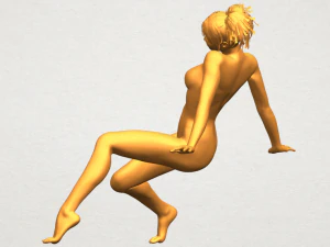 naked girl g01 3D Print Model