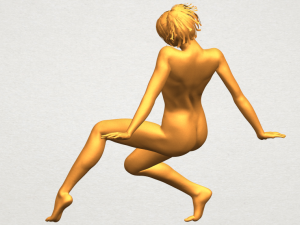 naked girl g01 Modello di stampa 3D