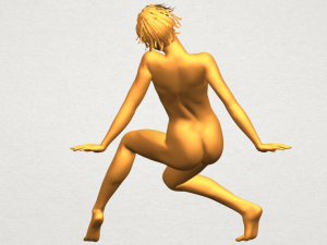 naked girl g01 Modello di stampa 3D