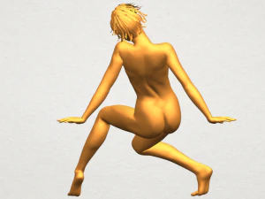 naked girl g01 3D Print Model