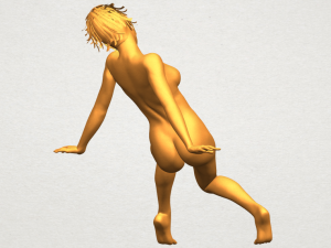 naked girl g01 Modello di stampa 3D