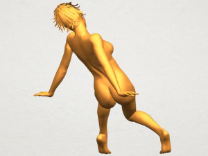 naked girl g01 3D Print Model