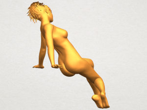 naked girl g01 Modello di stampa 3D