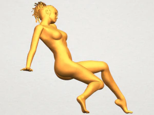 naked girl g01 3D Print Model