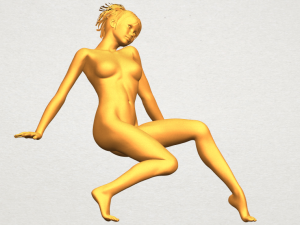 naked girl g01 Modello di stampa 3D