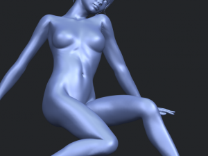 naked girl g01 Modello di stampa 3D