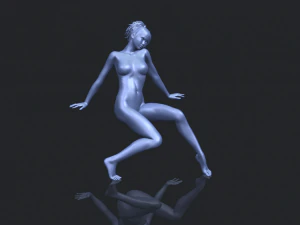naked girl g01 3D Print Model