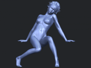 naked girl g01 Modello di stampa 3D