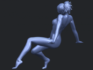naked girl g01 Modello di stampa 3D