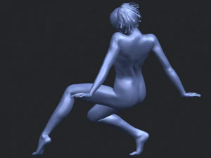naked girl g01 3D Print Model