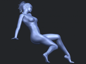 naked girl g01 Modello di stampa 3D