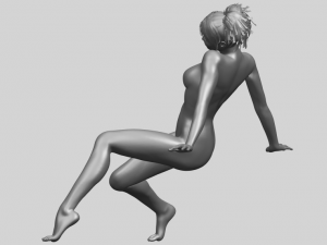 naked girl g01 Modello di stampa 3D