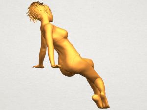 naked girl g02 3D Baskı Modeli